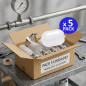 Pack of 5 High Pressure Stainless Steel Float Valves | Filling Valve for Tanks and Reservoirs | Adjustable Float Pack of 5 High Pressure Stainless Steel Float Valves | Filling Valve for Tanks and Reservoirs | Adjustable Float