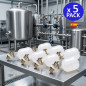 Pack of 5 High Pressure Stainless Steel Float Valves | Filling Valve for Tanks and Reservoirs | Adjustable Float Pack of 5 High Pressure Stainless Steel Float Valves | Filling Valve for Tanks and Reservoirs | Adjustable Float