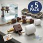 Pack of 5 Adjustable Float Valves for Water Tanks | Flat Profile Horizontal Fill Valve | Adjustable Float Pack of 5 Adjustable Float Valves for Water Tanks | Flat Profile Horizontal Fill Valve | Adjustable Float