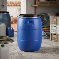 120 liter plastic drum 80x50x50 cm ideal for storing water and liquids