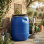 Tambor de plástico de 120 litros, 80x50x50 cm | Ideal para armazenar água e outros líquidos.