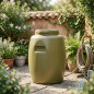 Fût en plastique de 60 litres (30 x 52 x 67 cm) | Récipient idéal pour le stockage de l'eau et des liquides