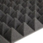 Panneau acoustique en polyuréthane 45 x 45 cm | Feuilles de 1,62 m² | Mousse absorbante acoustique | Panneau auto-adhésif | Isol