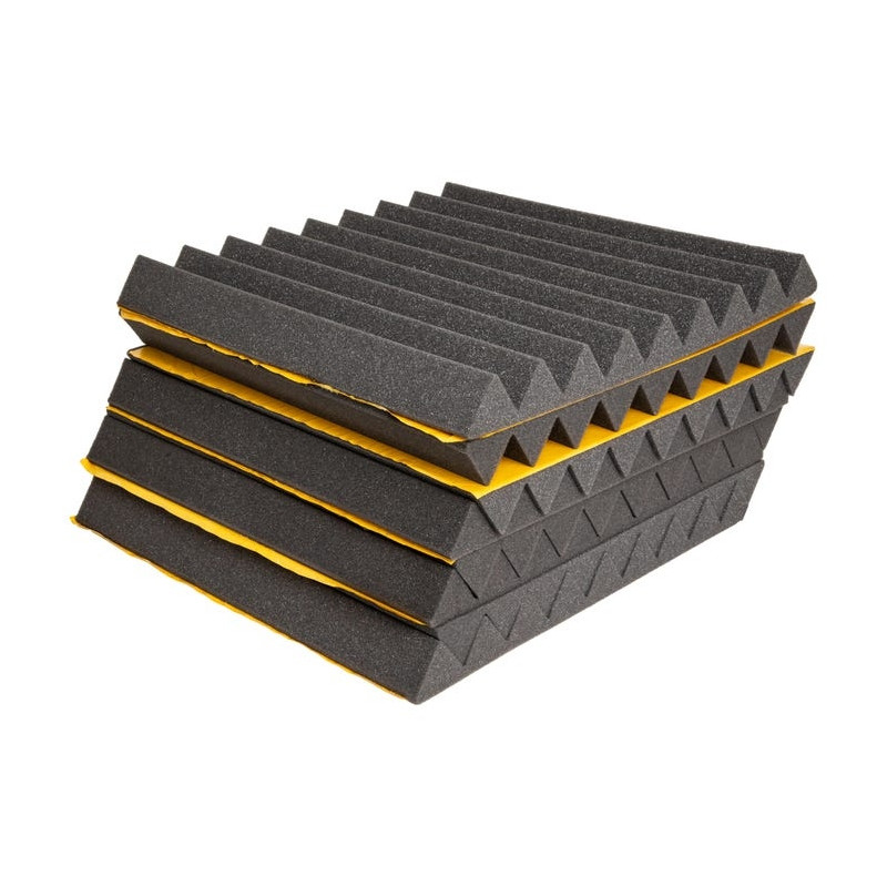 Pannello acustico in poliuretano 45x45 cm | Fogli 1,62 m² | Schiuma fonoassorbente | Pannello autoadesivo | Sierra Insulation Pannello acustico in poliuretano 45x45 cm | Fogli 1,62 m² | Schiuma fonoassorbente | Pannello autoadesivo | Sierra Insulation