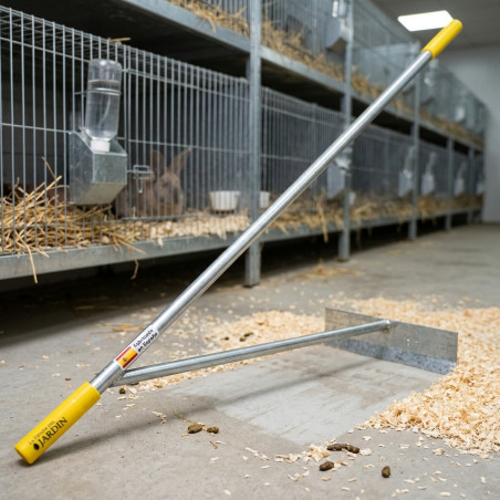 Rastrello per Pulizia per Conigli e Animali da Fattoria 1 x 0,3 m