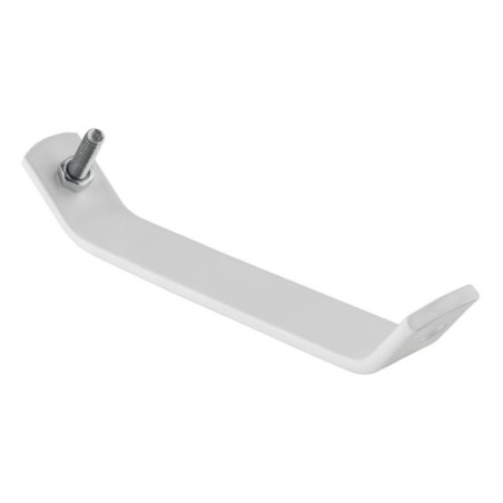 Stendibiancheria con staffa a parete 55 cm bianco | Stendibiancheria fisso | Asciugatura panni | Per interni ed esterni