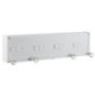 Étendoir à linge mural extensible à 4 barres, 38 cm | Pliable | Intérieur et extérieur | Séchage du linge