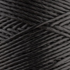 Spago di rafia 1,7 mm 420 m Nero | Corda per imballaggio, decorazione, giardinaggio, foto, regali, artigianato