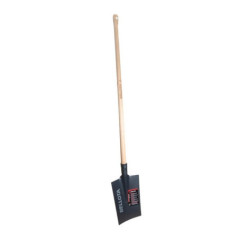 Pelle rectangulaire Bellota avec manche en bois 122 cm | Pelle de jardin | Outil pour la terre, le sable et la construction