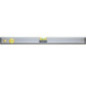 Stanley 120 cm Aluminium-Magnetwasserwaage | 2 Libellen | Gummierte Kanten | Mess- und Heimwerkerwerkzeug