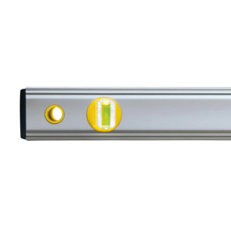 Stanley 120cm Aluminum Magnetic Level | 2 Bubble Level | Rubberized Edges | Measuring and DIY Tool