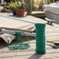 Corda intrecciata in polipropilene da 10 mm, 15 metri, verde | Corda intrecciata per tende da sole interne/esterne Corda intrecciata in polipropilene da 10 mm, 15 metri, verde | Corda intrecciata per tende da sole interne/esterne