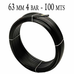 Tuyau en polyéthylène 63 mm | Tuyau agricole 63 mm 4 bar 100 mètres | Tuyau d'irrigation 63 mm | Tuyau d'irrigation 63 mm.
