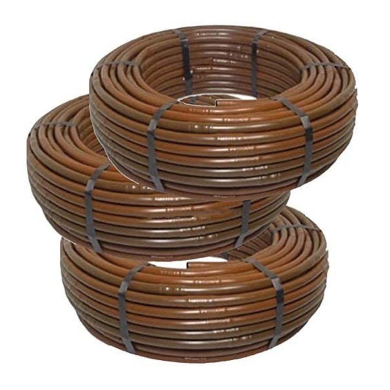 Tuyau d'arrosage goutte à goutte 16mm à 33 cm marron, 300 mètres, Suinga Tuyau d'arrosage goutte à goutte 16mm à 33 cm marron, 300 mètres, Suinga