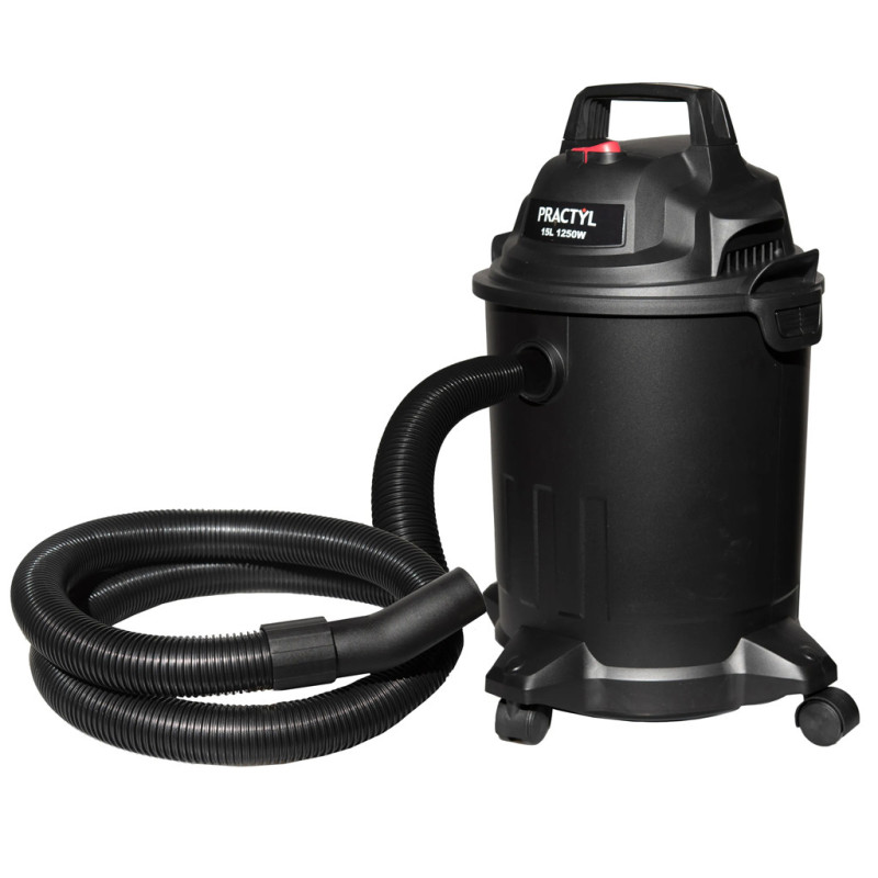 1250-W-Industriesauger mit 15 l Fassungsvermögen und Kabel | Staubsauger für Garten, Werkstatt und Haushalt | Staubsauger mit Rä 1250-W-Industriesauger mit 15 l Fassungsvermögen und Kabel | Staubsauger für Garten, Werkstatt und Haushalt | Staubsauger mit Rä