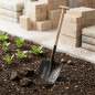 Pá de ponta Bellota com cabo em forma de muleta | 103x29x13 cm | Pá para jardinagem e construção