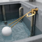 Robinet à flotteur rond 1/2" avec tige pour réservoir | Robinet à flotteur de niveau d'eau | Robinet de remplissage pour réservo