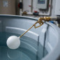 Flotteur rond 3/4" avec tige pour réservoir | Valve de niveau d'eau à flotteur | Valve de remplissage pour réservoir et citerne Flotteur rond 3/4" avec tige pour réservoir | Valve de niveau d'eau à flotteur | Valve de remplissage pour réservoir et citerne