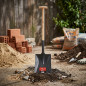 Square Shovel with Crutch Handle 70 cm | Garden Shovel | Gardening Tool | Shovel for Soil and Sand Square Shovel with Crutch Handle 70 cm | Garden Shovel | Gardening Tool | Shovel for Soil and Sand