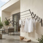 140cm Wall-Mounted Extendable Clothes Drying Rack | Retractable Clothesline | Indoor & Outdoor | Clothes Drying 140cm Wall-Mounted Extendable Clothes Drying Rack | Retractable Clothesline | Indoor & Outdoor | Clothes Drying