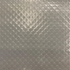 Círculos de piso de borracha 3 mm, 1 x 2 m, piso antiderrapante para tráfego intenso