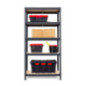 Étagère métallique noire 180 x 90 x 40 cm | 5 étagères | Charge maximale 875 kg | 175 kg par étagère | Panneaux HDF 5 mm Étagère métallique noire 180 x 90 x 40 cm | 5 étagères | Charge maximale 875 kg | 175 kg par étagère | Panneaux HDF 5 mm