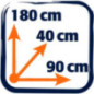 Étagère métallique noire 180 x 90 x 40 cm | 5 étagères | Charge maximale 875 kg | 175 kg par étagère | Panneaux HDF 5 mm Étagère métallique noire 180 x 90 x 40 cm | 5 étagères | Charge maximale 875 kg | 175 kg par étagère | Panneaux HDF 5 mm