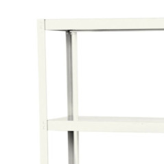 Weißes Metallregal 172 x 75 x 30 cm | 4 Böden | Max. Belastung 320 kg | 80 kg pro Boden