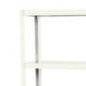 Weißes Metallregal 172 x 75 x 30 cm | 4 Böden | Max. Belastung 320 kg | 80 kg pro Boden