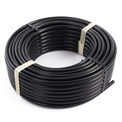 Tuberia de Riego por Goteo 16 mm | Tuberia 16mm 50 Metros Sin Gotero Incorporado | Tubo goteo 16mm agricola negro