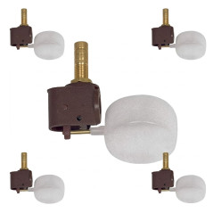 Pack of 5 Adjustable Float Valves for Water Tanks | Flat Profile Vertical Fill Valve | Adjustable Float