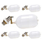 Pack of 5 High Pressure Stainless Steel Float Valves | Filling Valve for Tanks and Reservoirs | Adjustable Float Pack of 5 High Pressure Stainless Steel Float Valves | Filling Valve for Tanks and Reservoirs | Adjustable Float