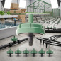 Pack 600 Gotero Autocompensante Antidrenante 8 Litros, Goteros Seta No desmontables para Riego, Agricultura, Tuberia 16mm