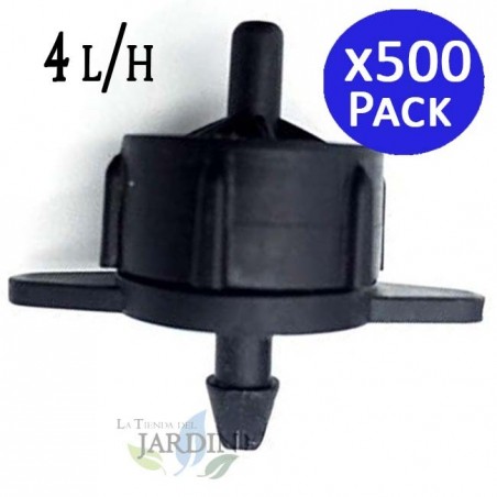 Pack 500 x Gotero turbulento desmontable 4 litros/hora