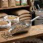 Pala para Pienso de Aluminio 1 kg | Pala Dosificadora para Alimentación Animal | Cuchara para Pienso, Cereales y Grano