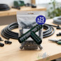 Pack 25 Té 12 mm para tubería flexible ideales para conexiones en sistemas de riego y agua
