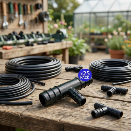 Set di 25 Riduzione da 17 mm a 12 mm per Tubi Flessibili