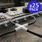 25 Stück Kreuzverbinder 10 mm für Flexrohr, Ideal für Verbindungen in Bewässerungs und Wassersystemen 25 Stück Kreuzverbinder 10 mm für Flexrohr, Ideal für Verbindungen in Bewässerungs und Wassersystemen
