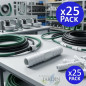 Pack 25 Enlaces 10 mm para tubería flexible ideales para conexiones en sistemas de riego y agua