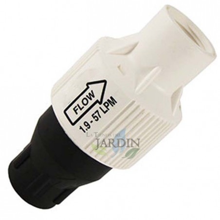 Regulador de pressão de 3/4". Pressão de saída 2,8 bar.