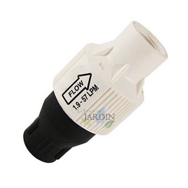 Regulador de pressão de 3/4". Pressão de saída 2,8 bar.