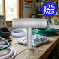 Lot de 25 Té réduit de 10 mm à 7 mm pour les tuyaux flexibles pour les connexions dans les systèmes d'irrigation et d'eau Lot de 25 Té réduit de 10 mm à 7 mm pour les tuyaux flexibles pour les connexions dans les systèmes d'irrigation et d'eau
