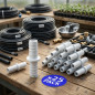 Set di 25 Riduzione da 10 mm a 7 mm per Tubi Flessibili Set di 25 Riduzione da 10 mm a 7 mm per Tubi Flessibili