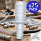 Set di 25 Riduzione da 10 mm a 7 mm per Tubi Flessibili Set di 25 Riduzione da 10 mm a 7 mm per Tubi Flessibili