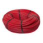 Tube ondulé rouge 29 mm 50 mètres | Tube ondulé certifié AENOR | Tube pour câble électrique