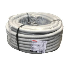 Tubo flessibile grigio 20 mm x 30 m | Tubo per cavi elettrici | Tubo flessibile per impianti elettrici