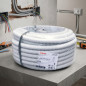 Eletroduto flexível cinza 20mm x 30m | Eletroduto para cabos elétricos | Mangueira elétrica