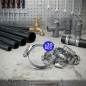 Pack 20 Abrazaderas metálicas ajustables para tubos de 25 a 40 mm ideales para fontanería y sistemas de riego Pack 20 Abrazaderas metálicas ajustables para tubos de 25 a 40 mm ideales para fontanería y sistemas de riego