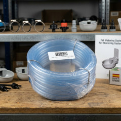 Tubería flexible PVC transparente 5x9 mm - Bobina de 25 metros