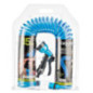 Tuyau d'arrosage spiralé bleu 15 m | Tuyau extensible | Pistolet d'arrosage multiposition | Arrosage extérieur Tuyau d'arrosage spiralé bleu 15 m | Tuyau extensible | Pistolet d'arrosage multiposition | Arrosage extérieur
